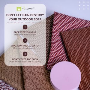 Outdoor Sofa Maintenance: Keep It Like New in the Rainy Season